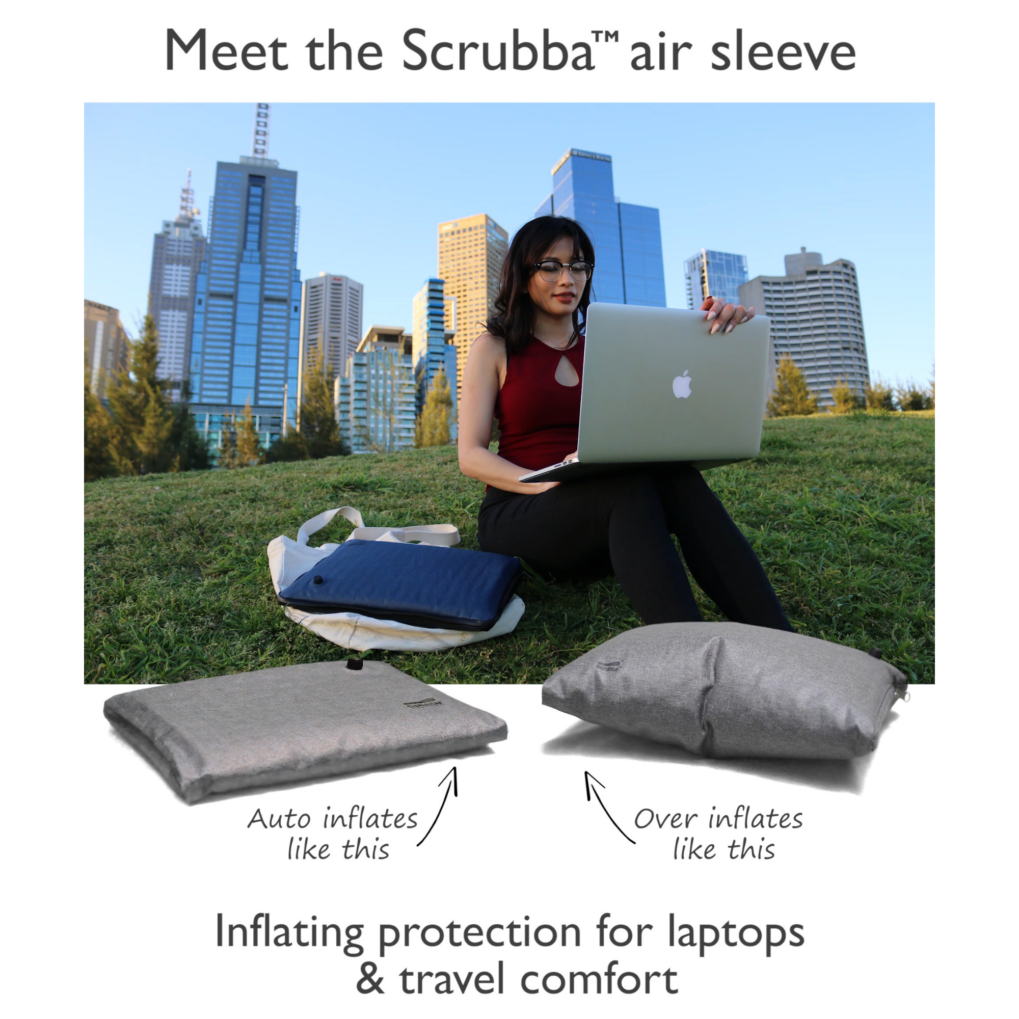 Scrubba Air Sleeve for tablets (max 10.63" x 8.27")